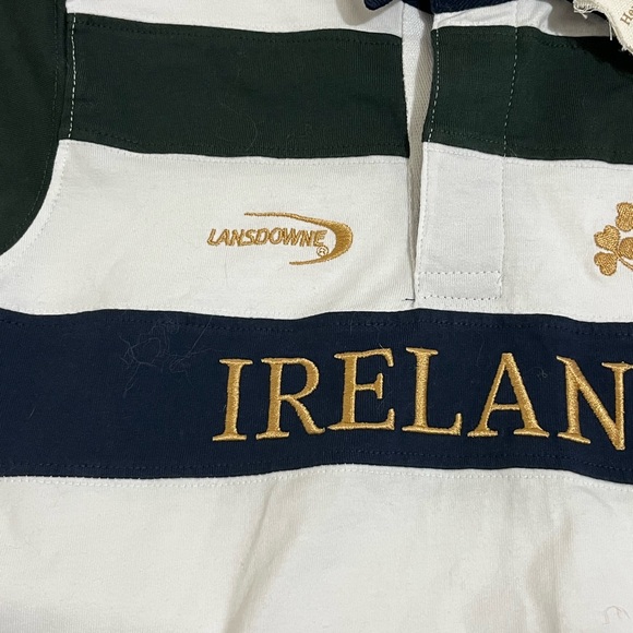 Lansdowne Kids Ireland Rugby Polo Shirt Boys Size 3/4 New with Tags - Picture 2 of 9